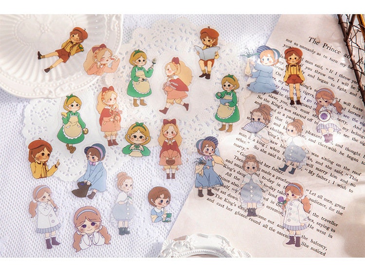 Cute Girl Deco Stickers